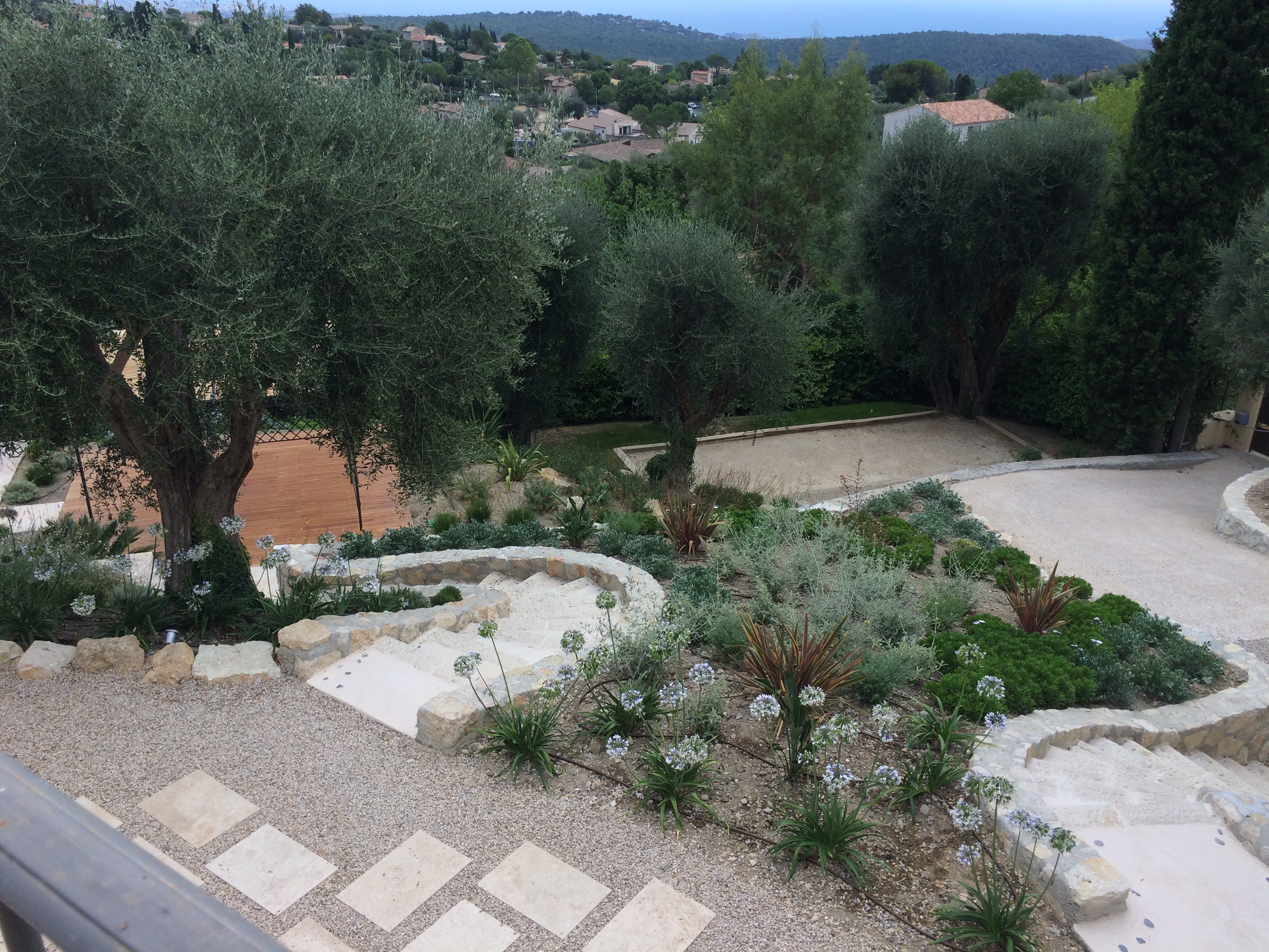 Jardin provençal réalisé