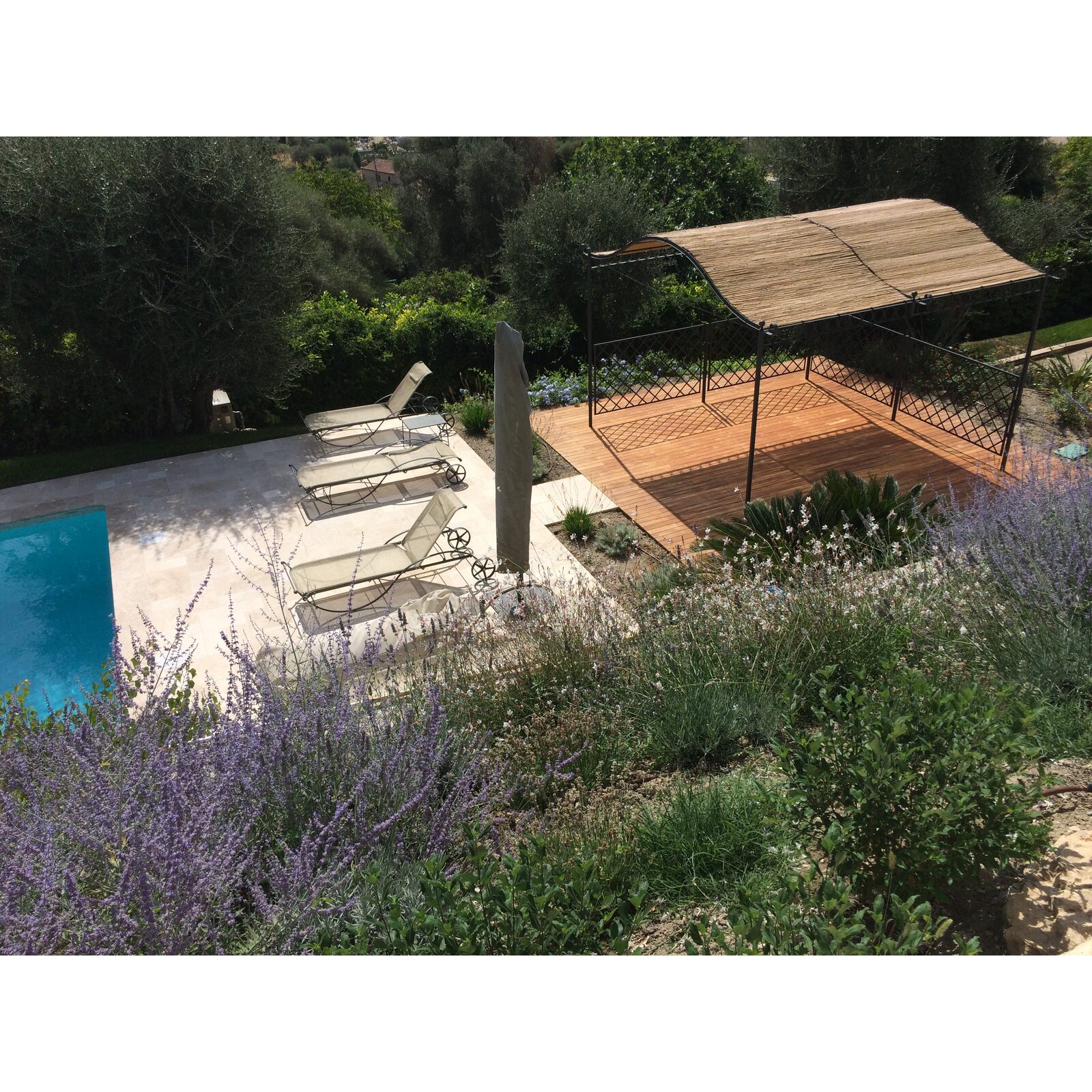 Jardin provençal Tourrettes sur loup